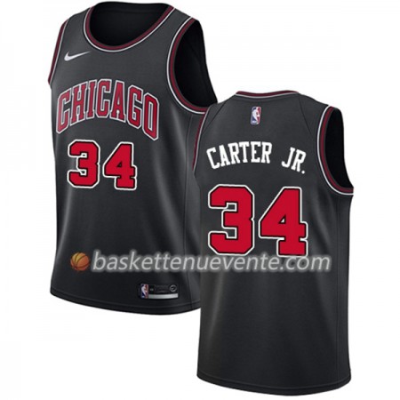 Maillot Basket Chicago Bulls Wendell Carter Jr 34 Nike Noir Swingman - Homme